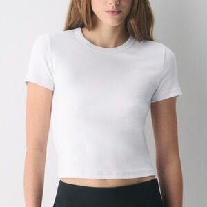 Aritzia Sunday Best White Short Sleeve T-Shirt XS